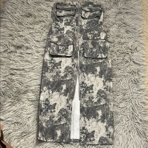 Men's Gray Camouflage Pants